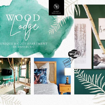Secret Hideaways Wood Lodge Mit Kinderzimmer Messe L City L Flughafen L Hbf Duisbourg Extérieur photo